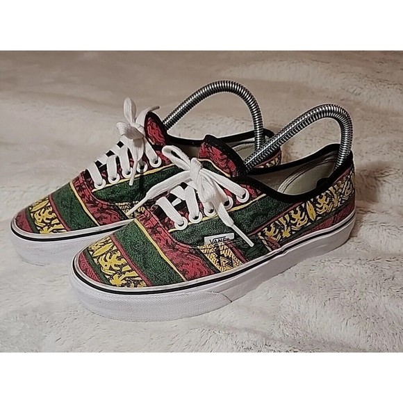 Vans‎ Doren Van Rasta Reggae Special Edition Rare Tribal Sneakers Shoes Unisex - Picture 1 of 7
